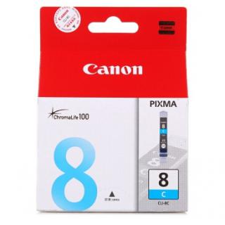 佳能（Canon）CLI-8C 青色墨盒（适用于佳能IP4500 MP610 IP3300 IP4200 IP4300 IP5200 IP5200R IP5300 IP6600D IP6700D ）