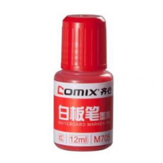 齐心（COMIX）M705 白板笔墨水 红色 12ml 单瓶装