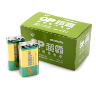 超霸（GP） GP1604G-S1 碳性电池 九伏无汞10粒/盒