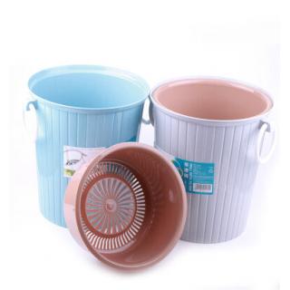 茶渣桶塑料茶艺排水桶茶叶垃圾桶功夫茶道茶桶1只装 颜色随机 