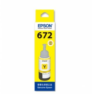 爱普生（Epson）T672墨水补充装 T6724黄色