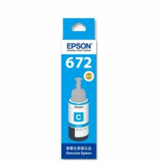 爱普生（Epson）T672墨水补充装 T6722青色