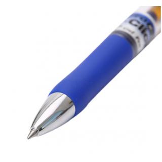 晨光（M&G）K35经典办公按动子弹头中性笔按动笔签字笔水笔0.5mm12支 蓝色