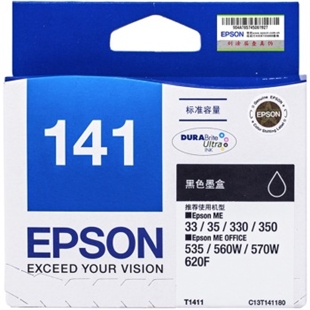 爱普生（Epson）T1411 黑色墨盒 （适用ME33 35 330 350 560W 570W)